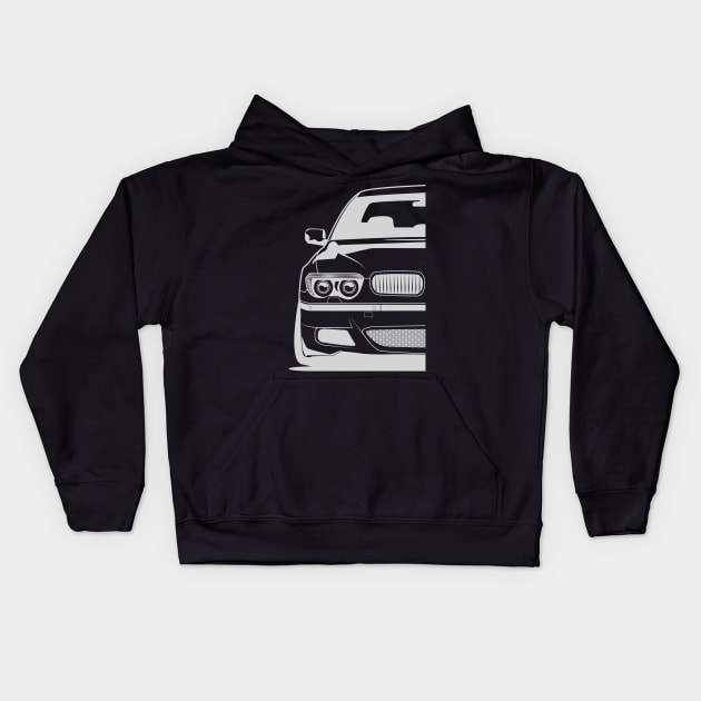 E65 E66 Kids Hoodie by BlueRoller